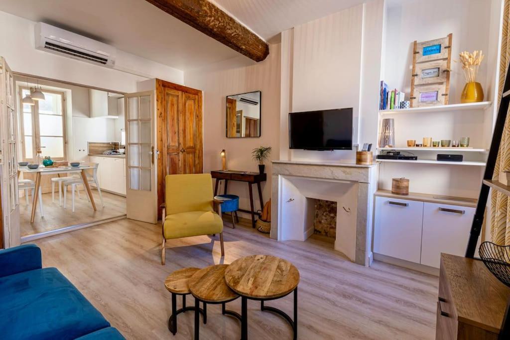 Escapade Au Coeur De Sanary Apartment Bagian luar foto
